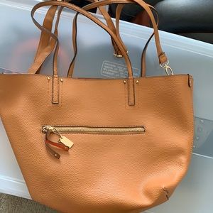 Cognac crossbody/ satchel